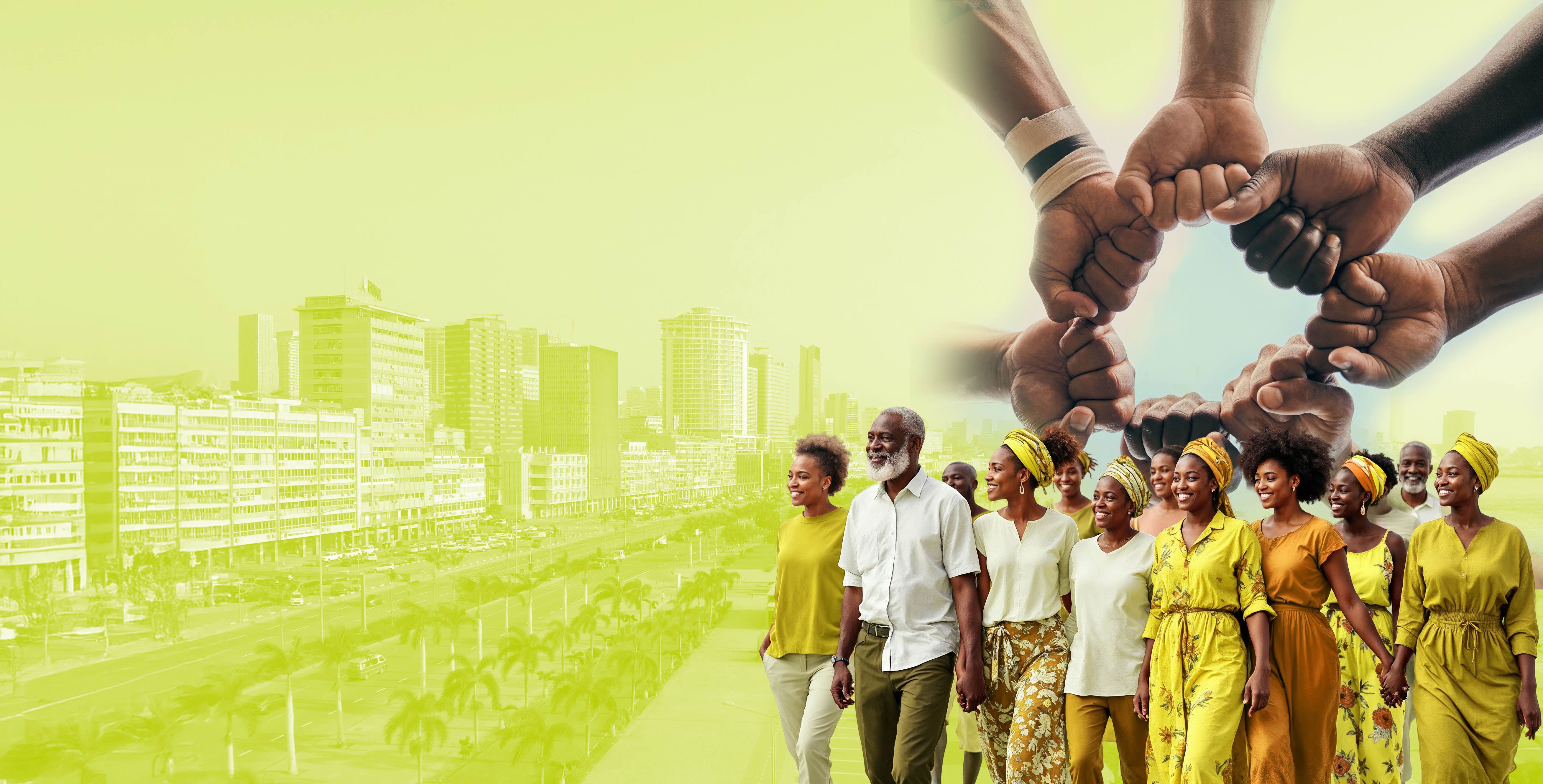 People holding hands